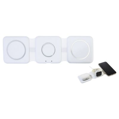 FOLCHARGE - Caricabatterie wireless in rabs 3in1