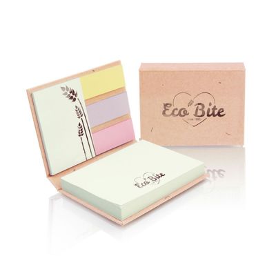 COVER SET ECO - set di foglietti adesivi POST IT eco con copertina rigida