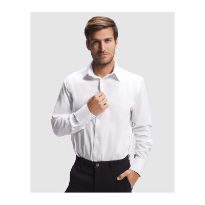 BATH - Camicia a maniche lunghe con tessuto elasticizzato