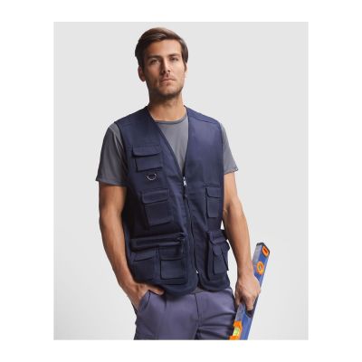 BALTIMORA - Gilet da lavoro multitasche con collo a V