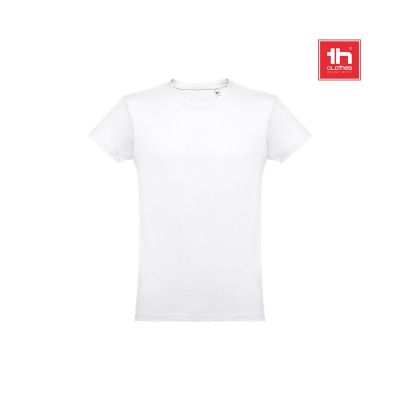 THC LUANDA WH - T-shirt da uomo in cotone tubolare. colore bianco