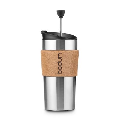 TRAVEL PRESS CORK - tazza da viaggio 450 mL