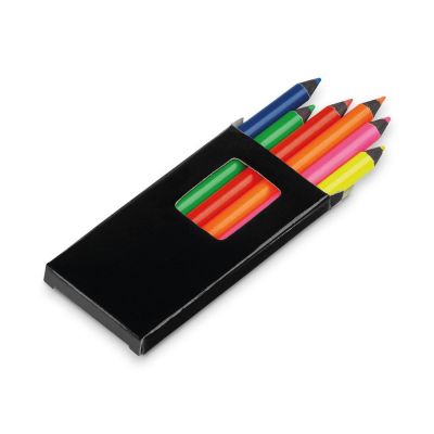 MEMLING - Scatola con 6 matite colorate