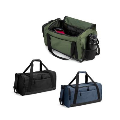 FARO - Borsa sportiva in cotone riciclato e poliestere riciclato (380 g/m²)