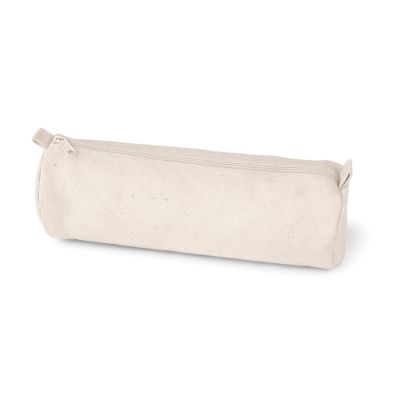 SCHOOLI - Astuccio in 100% tela di cotone (290 g/m²) dal design cilindrico con cerniera