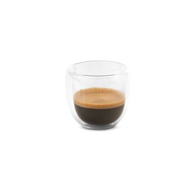 EXPRESSO - Set da caffè isotermico in vetro con 2 tazze