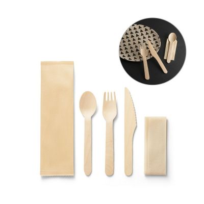 SUYA - Set di posate in legno