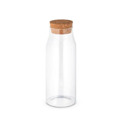 JASMIN 1000 - Bottiglia in vetro con tappo in sughero da 800 mL