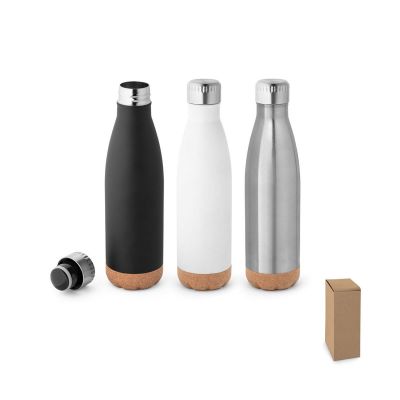 SOLBERG - Borraccia termica in acciaio inox con base in sughero 560 mL