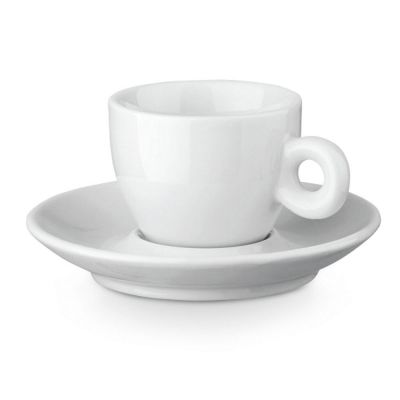 PRESSO - Tazzina da caffè con piattino in ceramica
