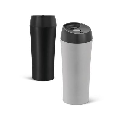 MONARDA - Bicchiere da viaggio in acciaio inox e PP 470 mL