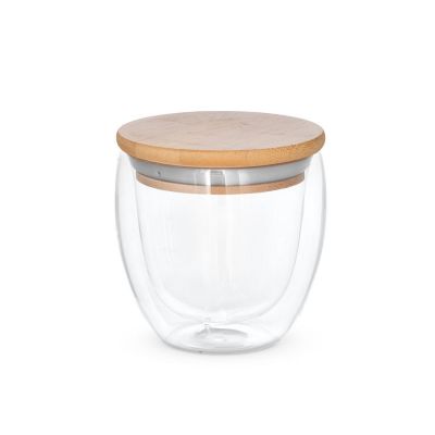 ECUADOR M - Bicchiere da viaggio in vetro borosilicato 250 mL