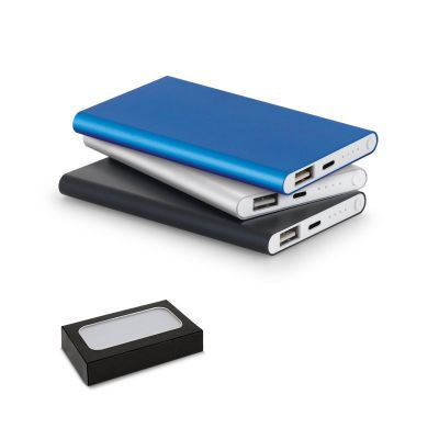 MARCET - Batteria portatile in alluminio con una capacità di 4.000 mAh