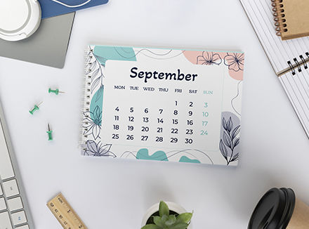 personalised desk calendars