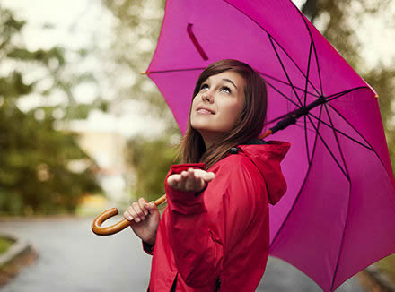 personalised ecological umbrellas