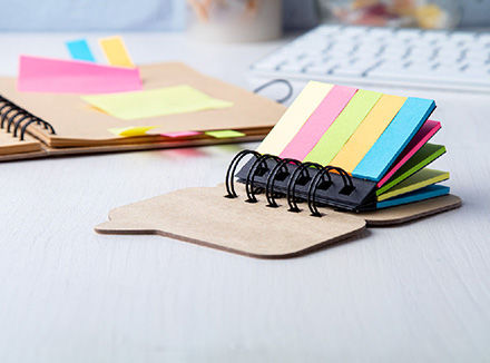 printed sticky notes