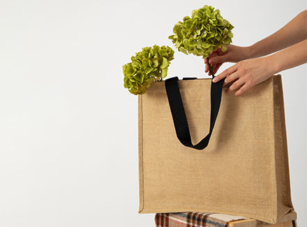 promotional hemp shopping bags