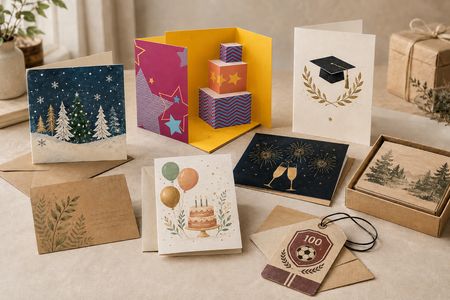 Biglietti di auguri personalizzati in diversi formati e per diverse occasioni