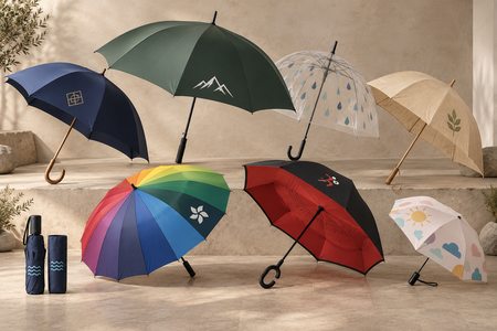 Ombrelli personalizzati in diversi modelli, colori e formati