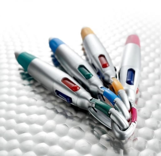 penne personalizzate multicolore