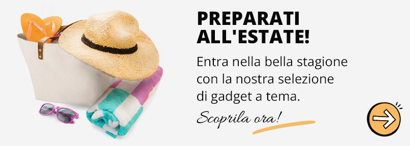 Gadget estivi personalizzati