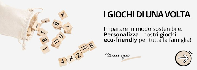 Gadget ecologici da bambini personalizzati