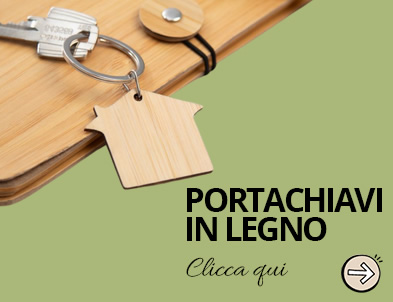 Portachiavi in legno personalizzati