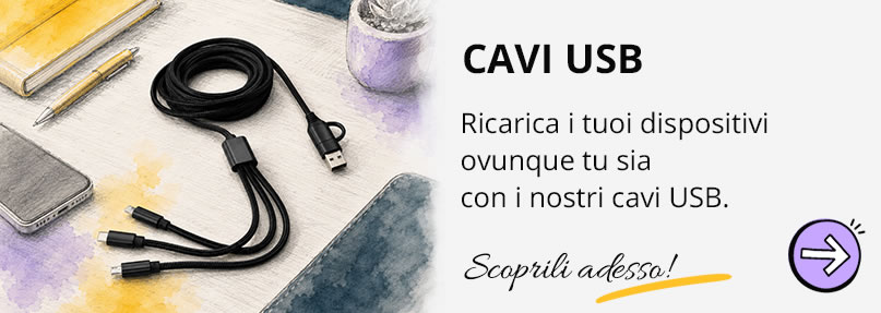 Cavi caricabatterie USB personalizzati